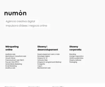 Numon.net(Agència creativa digital) Screenshot