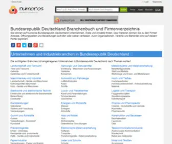 Numoros.de(Firmen) Screenshot