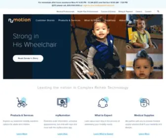 Numotion.com(Wheelchair & Mobility Equipment Company) Screenshot