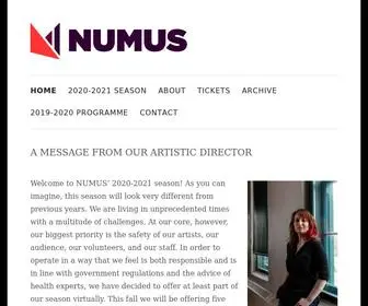 Numus.on.ca(New music now) Screenshot