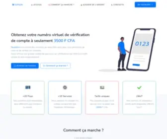 Numwix.com(Obtenez votre numéro virtuel de vérification) Screenshot