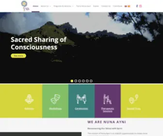 Nunaayni.org.pe(Nuna Ayni) Screenshot