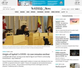 NunatsiaqOnline.ca(Nunatsiaq News) Screenshot