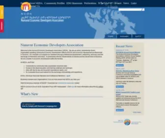 Nunavuteda.com(Nunavut Economic Developers Association) Screenshot