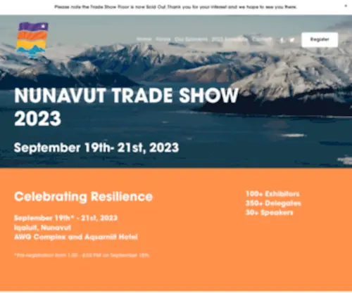 Nunavuttradeshow.ca(Nunavut Trade Show & Conference) Screenshot