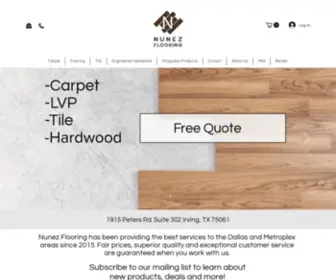 NunezFloors.com(Flooring Installation) Screenshot