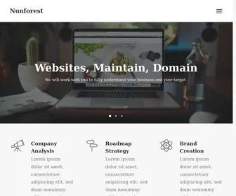 Nunforest.com(Premium WordPress Themes And Web Services) Screenshot
