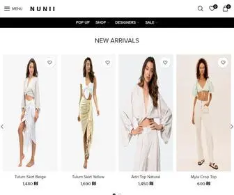 Nuniifashion.com(Nunii Fashion Online) Screenshot