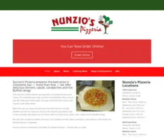 Nunziospizza.net(Nunzio’s Pizza) Screenshot