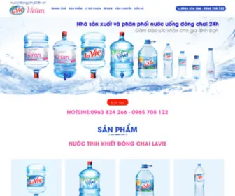 NuoCDongchai24H.vn(NHÀ SẢN XUẤT VÀ PHÂN PHỐI NƯỚC UỐNG ĐÓNG CHAI 24H) Screenshot