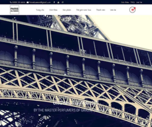 Nuochoaparis.vn(Paris Elysees) Screenshot