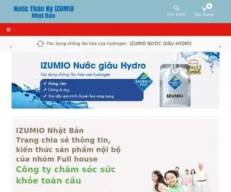 Nuocthankyizumio.vn(Nước Thần Kỳ IZUMIO Nhật Bản) Screenshot