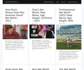 Nuordertech.com(Money & Net Worth) Screenshot