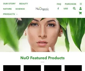 Nuorganic.com(Nuorganic Cosmetics) Screenshot