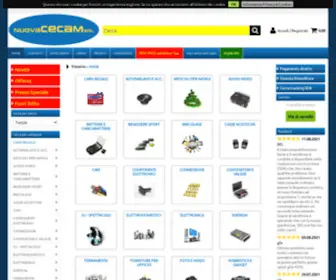 Nuovacecam.com(E-commerce Home) Screenshot