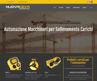 Nuovaceva.it(Prodotti per l'Automazione Industriale) Screenshot