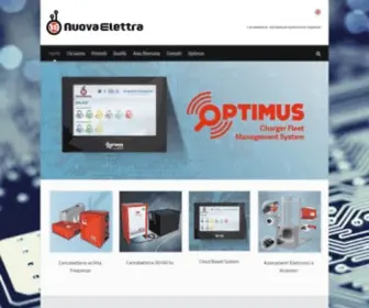 Nuovaelettra.it(Attrezzature elettroniche industriali) Screenshot