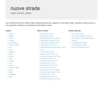 Nuove-Strade.it(Nuove strade) Screenshot