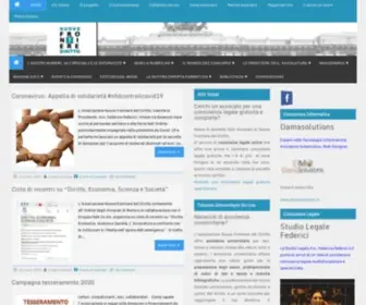 Nuovefrontierediritto.it(Nuove frontiere del diritto) Screenshot