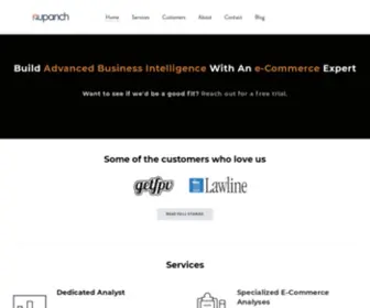 Nupanch.com(ECommerce BI Consulting) Screenshot