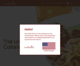 Nupasta.com(The Low Calorie Pasta) Screenshot