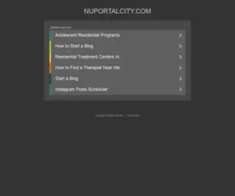 Nuportalcity.com(NuPortalCity Hosting) Screenshot