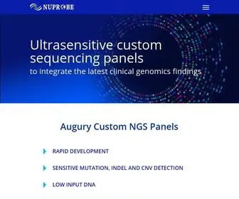 Nuprobe.com(Precision Diagnostics) Screenshot