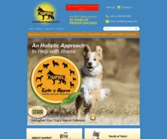 Nuprosupplements.com(Nupro All Natural Supplements) Screenshot