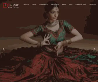 Nupurdance.com.au(Fusion Indian & Bollywood Dancing) Screenshot