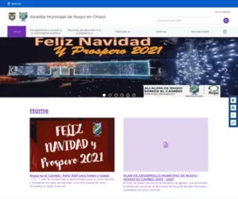 Nuqui-Choco.gov.co(Alcaldía) Screenshot