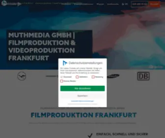 Nur-Muth.com(Filmproduktion und Videoproduktion aus Frankfurt) Screenshot
