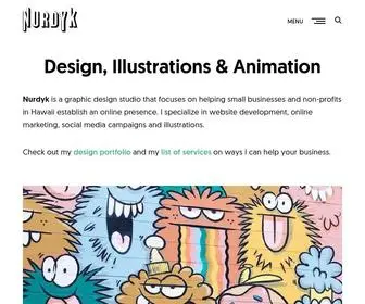 Nurdyk.com(Independent web developer) Screenshot