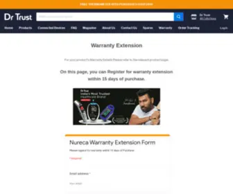 Nureca.in(Warranty Extension) Screenshot