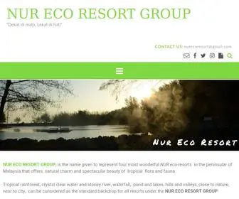 Nurecoresort.com(NUR ECO RESORT GROUP) Screenshot