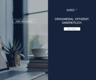 Nureg.com(Wir sind einer der führenden Fullservice) Screenshot