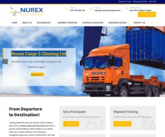 Nurexcargo.com(Nurex Cargo and Clearing Ltd) Screenshot