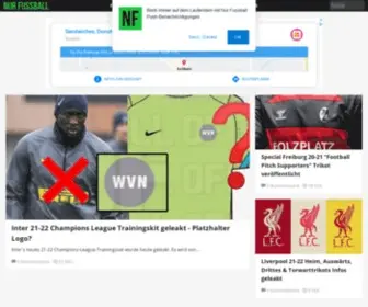 Nurfussball.com(Nur Fussball) Screenshot