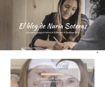 Nuriasoteras.com(El blog de Nuria Soteras) Screenshot