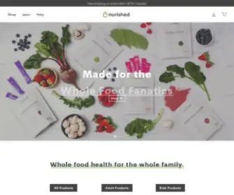 Nurished.com(Whole food health) Screenshot