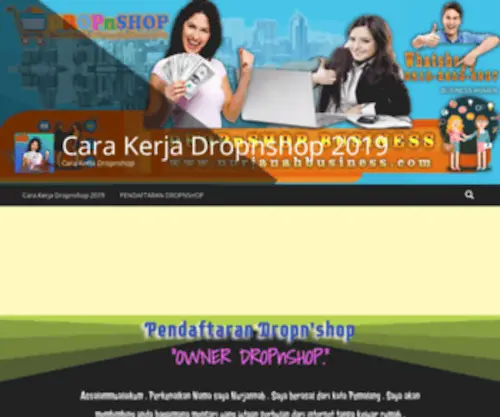 Nurjanahbusiness.com(Dapatkan materi materi olshop daftarkan segera dan mulai gabung hari ini) Screenshot