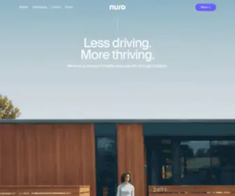 Nuro.ai(On a mission to better everyday life through robotics) Screenshot