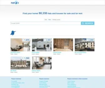 Nuroa.ie(Apartments and houses for rent and for sale in Ireland) Screenshot