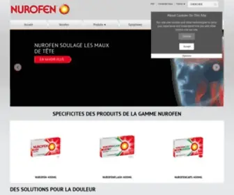 Nurofen.fr(ￜ) Screenshot