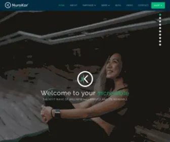 Nurokor.com(The future of wearable effective healthcare technology) Screenshot