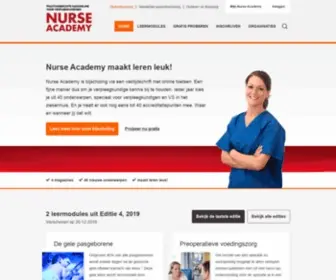Nurseacademy.nl(Nurse Academy) Screenshot