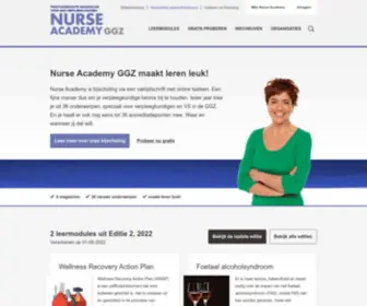 Nurseacademyggz.nl(Nurse Academy) Screenshot