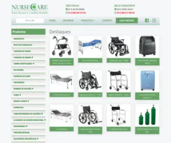 Nursecare.com.br(Aluguel de cadeira de rodas) Screenshot