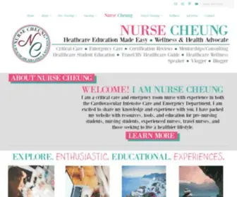 Nursecheung.com(Nurse Cheung) Screenshot