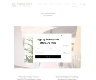 Nursehemp.com(Nurse CBD) Screenshot