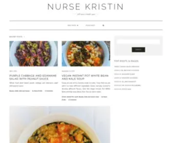 Nursekristin.org(Self Care) Screenshot